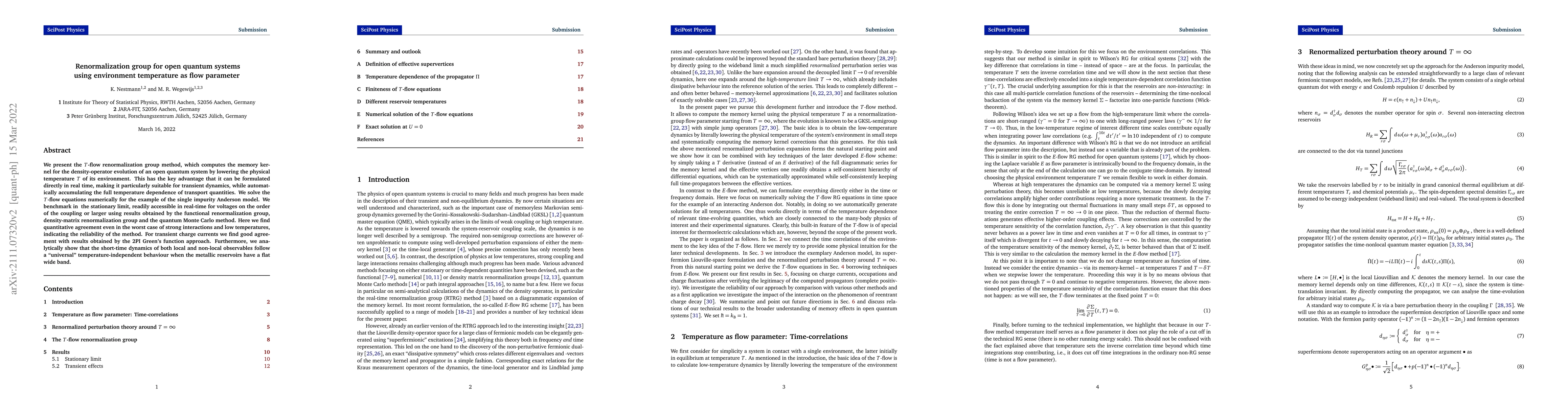 Thumbnail for Renormalization group for open quantum systems using environment
  temperature as flow parameter