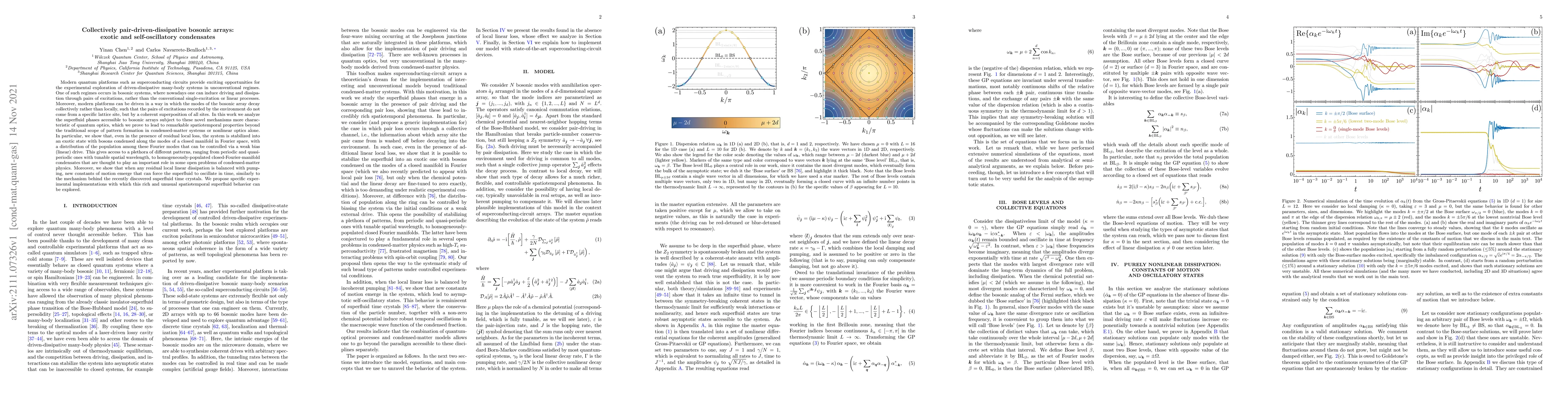 Thumbnail for Collectively pair-driven-dissipative bosonic arrays: exotic and
  self-oscillatory condensates