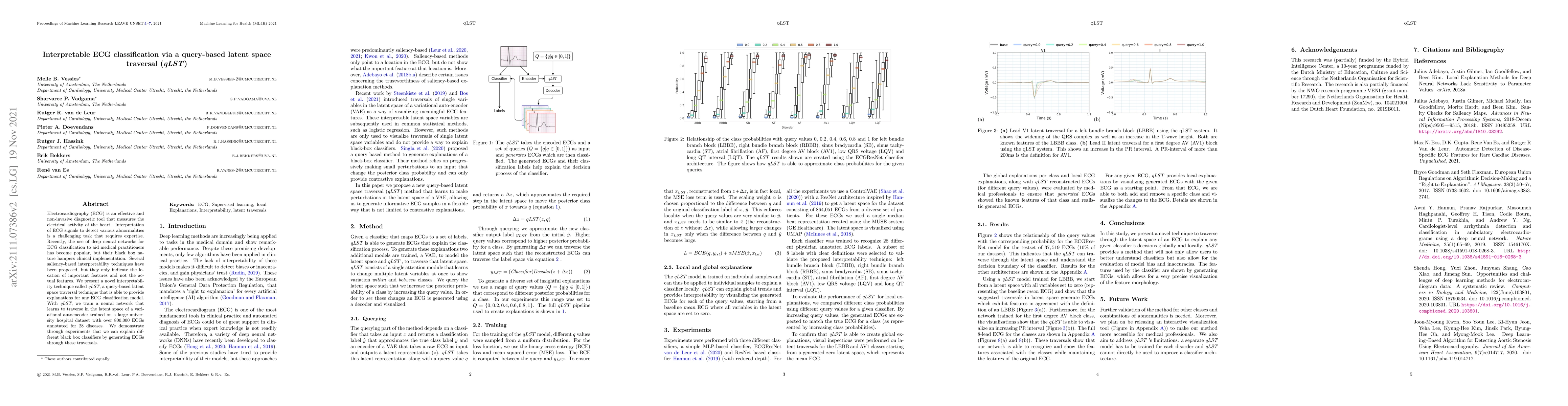 Thumbnail for Interpretable ECG classification via a query-based latent space
  traversal (qLST)