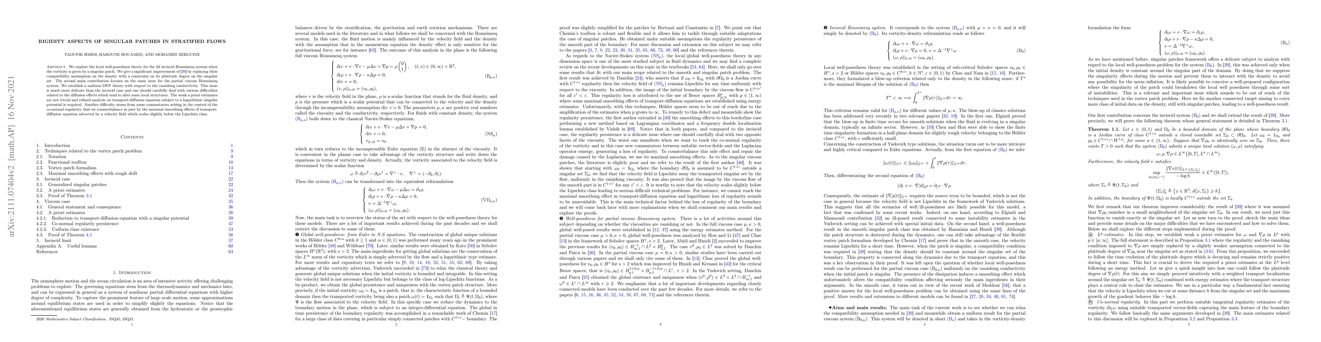 Thumbnail for Rigidity aspects of singular patches in stratified flows