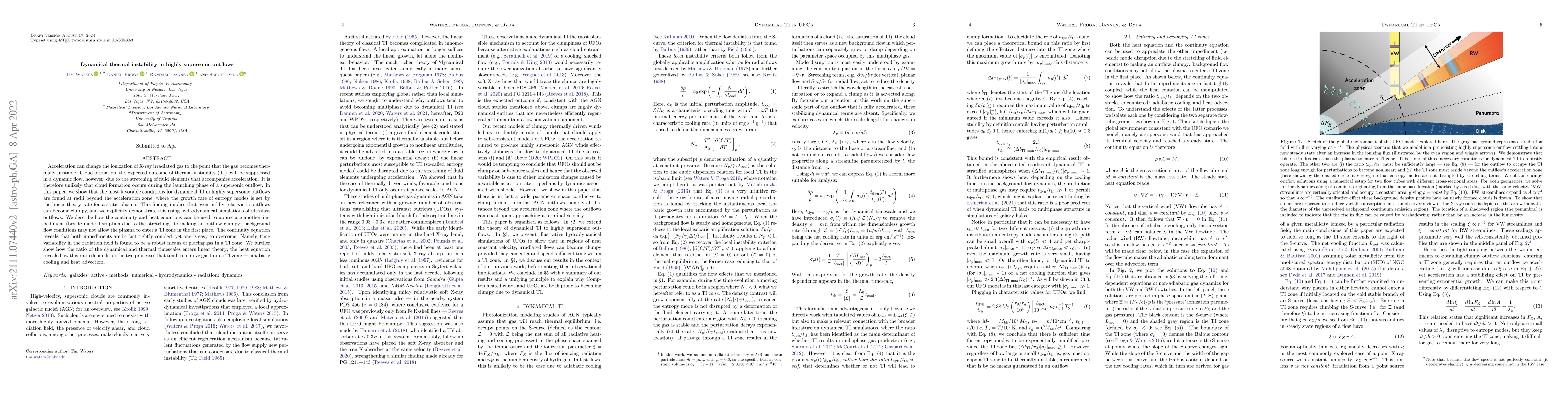 Thumbnail for Dynamical thermal instability in highly supersonic outflows