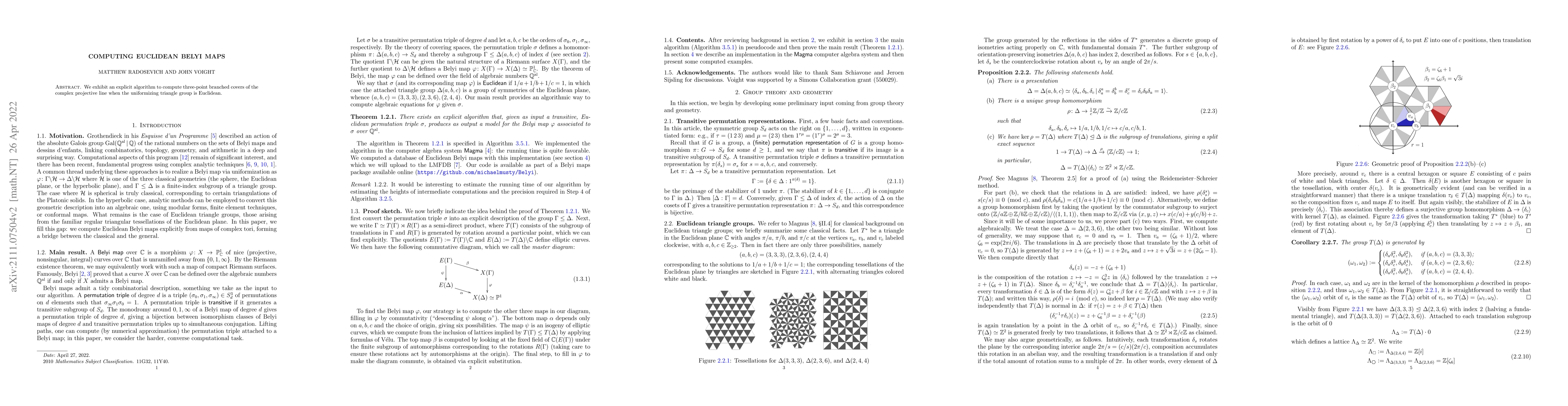 Thumbnail for Computing Euclidean Belyi maps