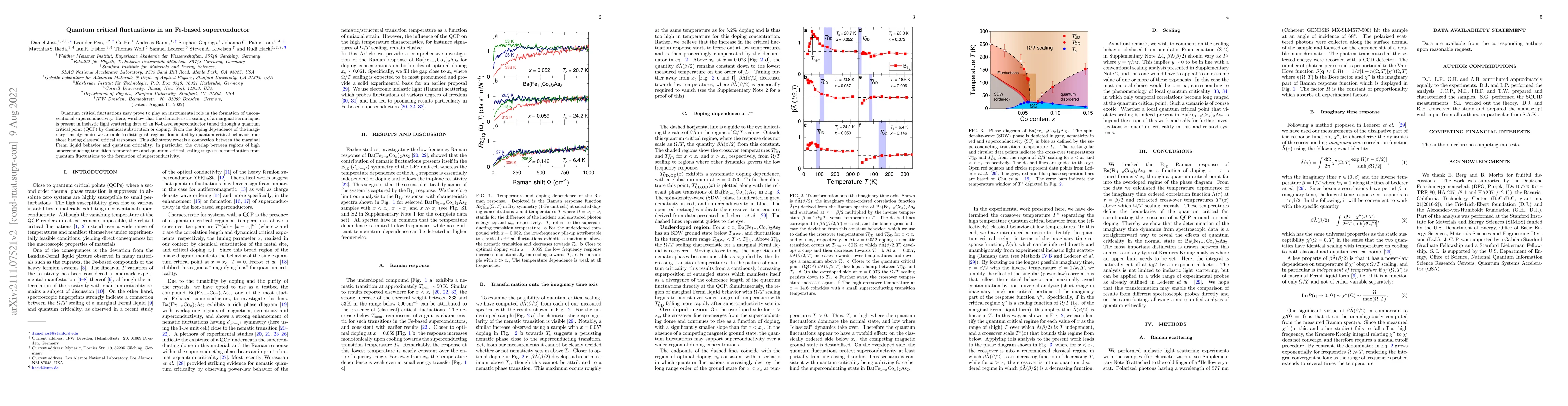 Thumbnail for Quantum critical fluctuations in an Fe-based superconductor