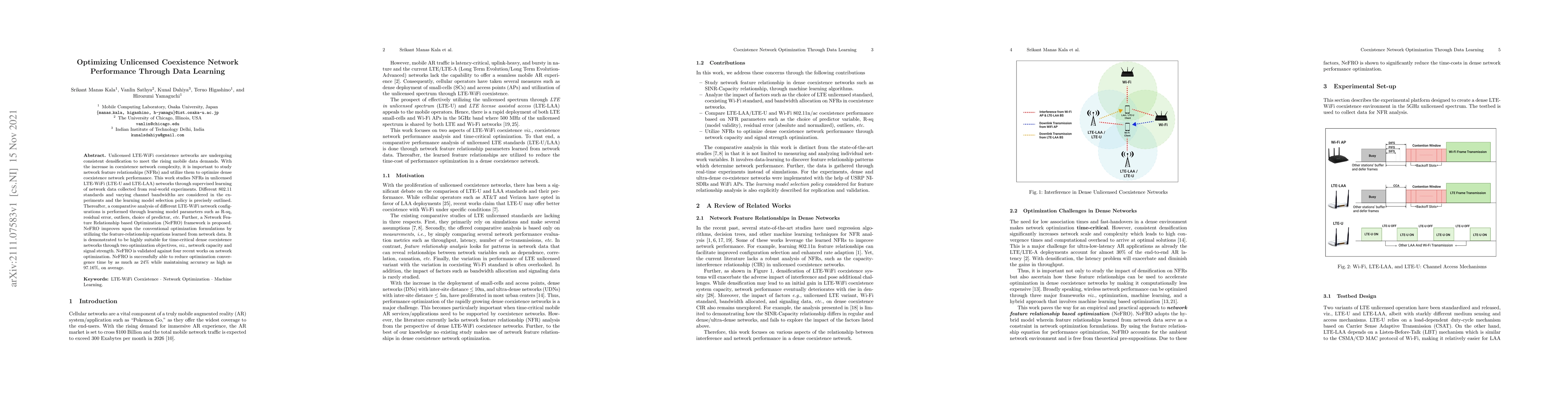 Thumbnail for Optimizing Unlicensed Coexistence Network Performance Through Data
  Learning