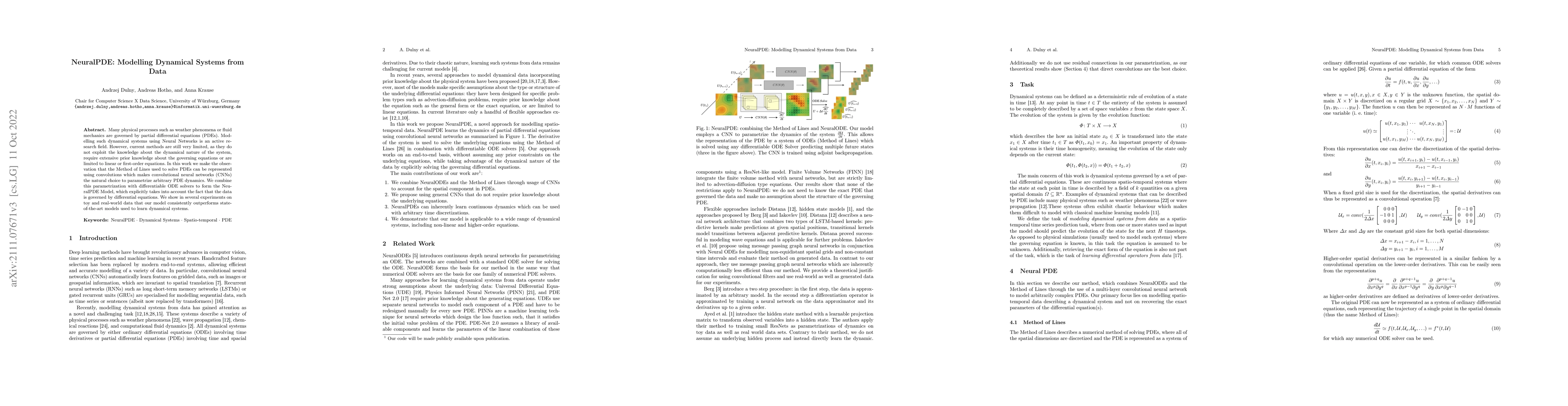 Thumbnail for NeuralPDE: Modelling Dynamical Systems from Data