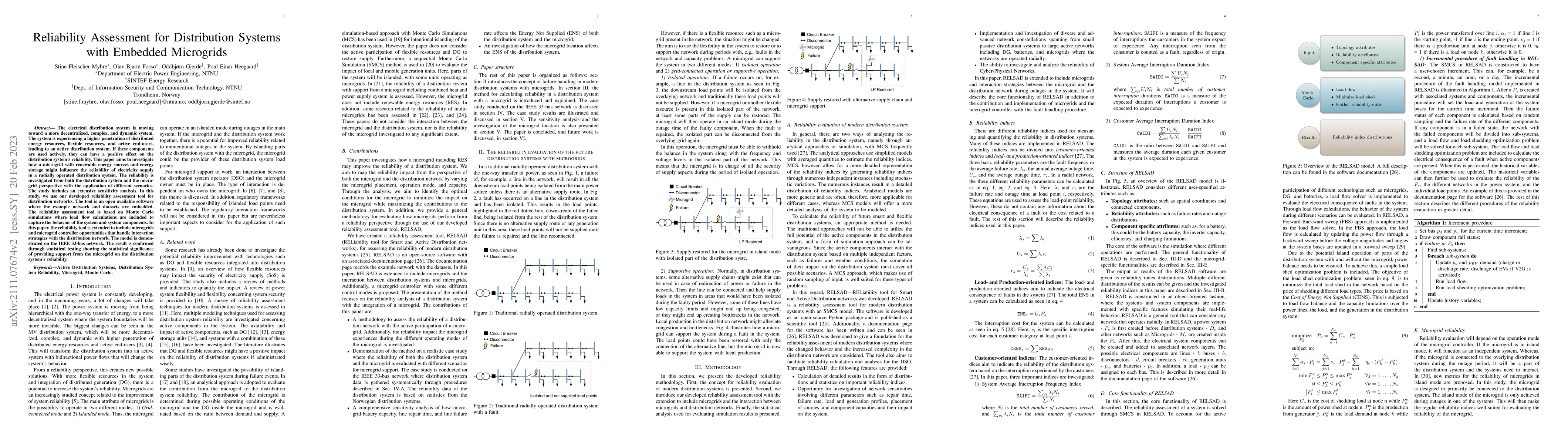 Thumbnail for Reliability Assessment for Distribution Systems with Embedded Microgrids
