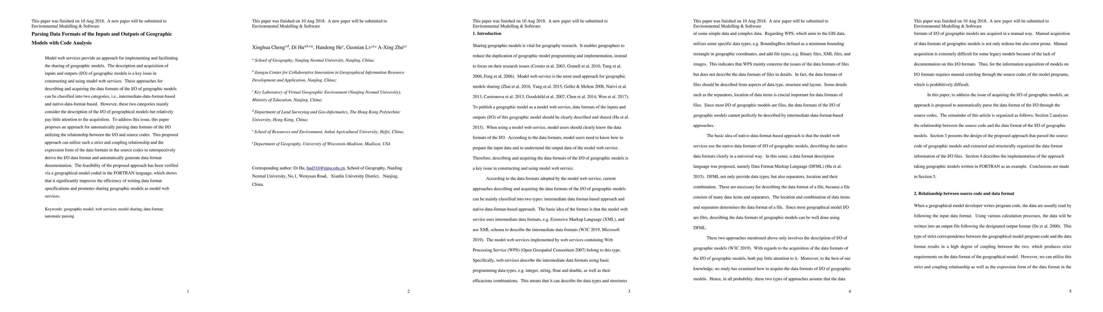Thumbnail for Parsing Data Formats of the Inputs and Outputs of Geographic Models with
  Code Analysis