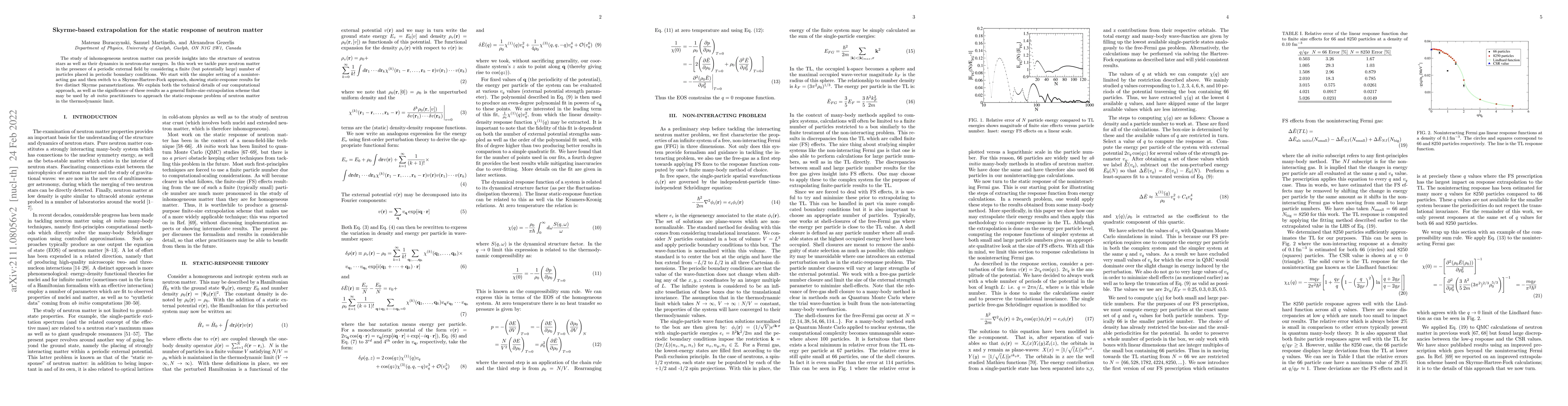 Thumbnail for Skyrme-based extrapolation for the static response of neutron matter