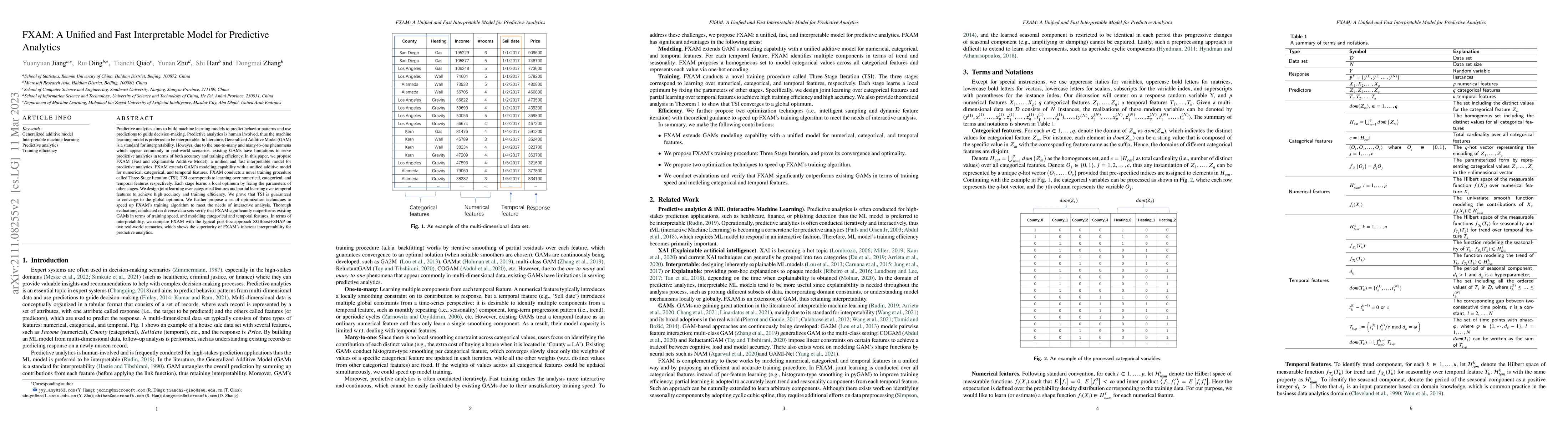 Thumbnail for A Unified and Fast Interpretable Model for Predictive Analytics