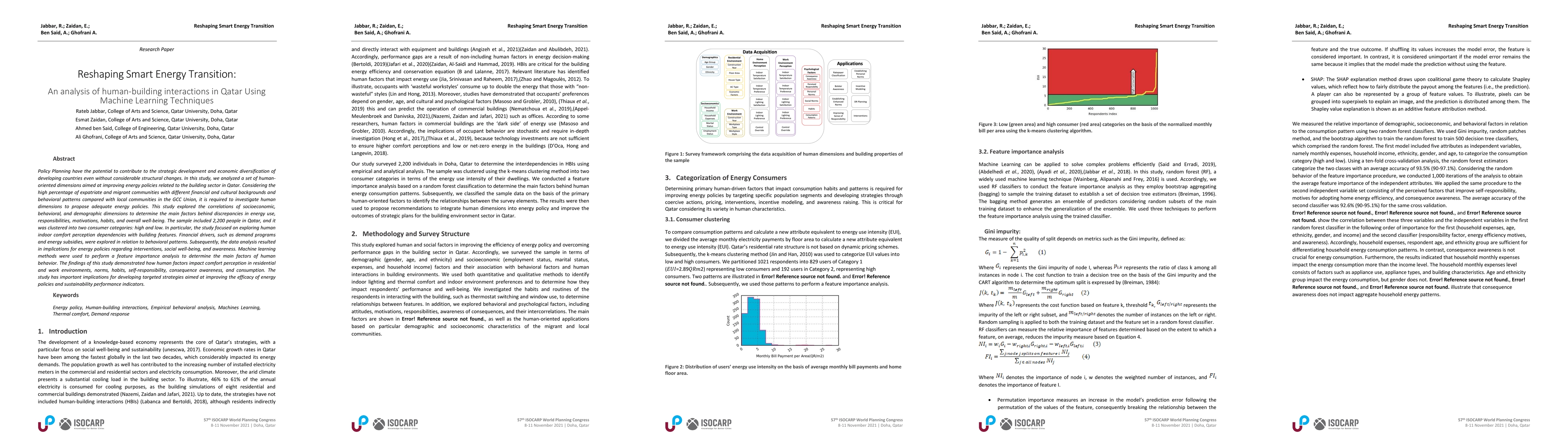 Thumbnail for Reshaping Smart Energy Transition: An analysis of human-building
  interactions in Qatar Using Machine Learning Techniques