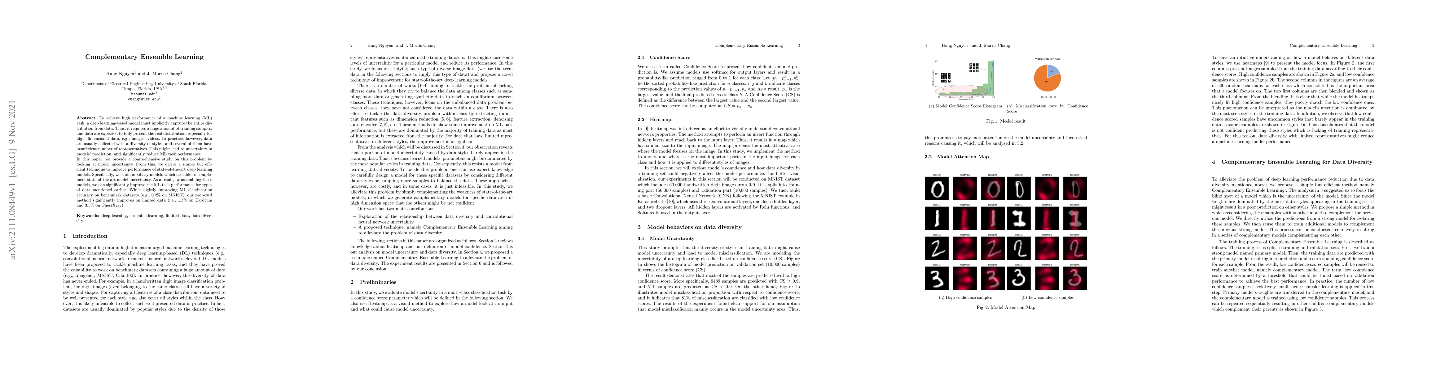 Thumbnail for Complementary Ensemble Learning