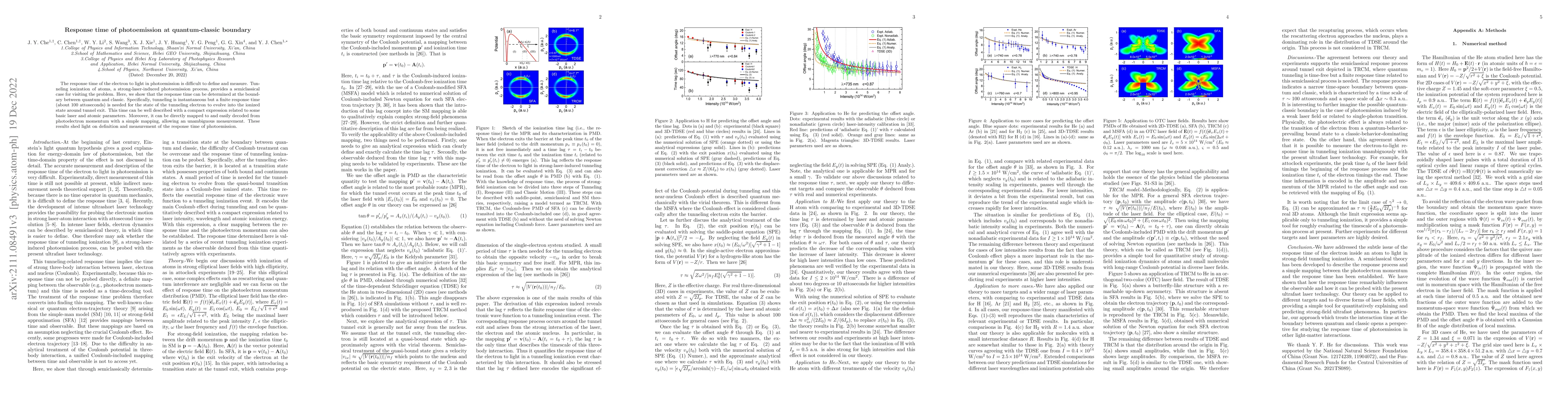 Thumbnail for Response time of photoemission at quantum-classic boundary