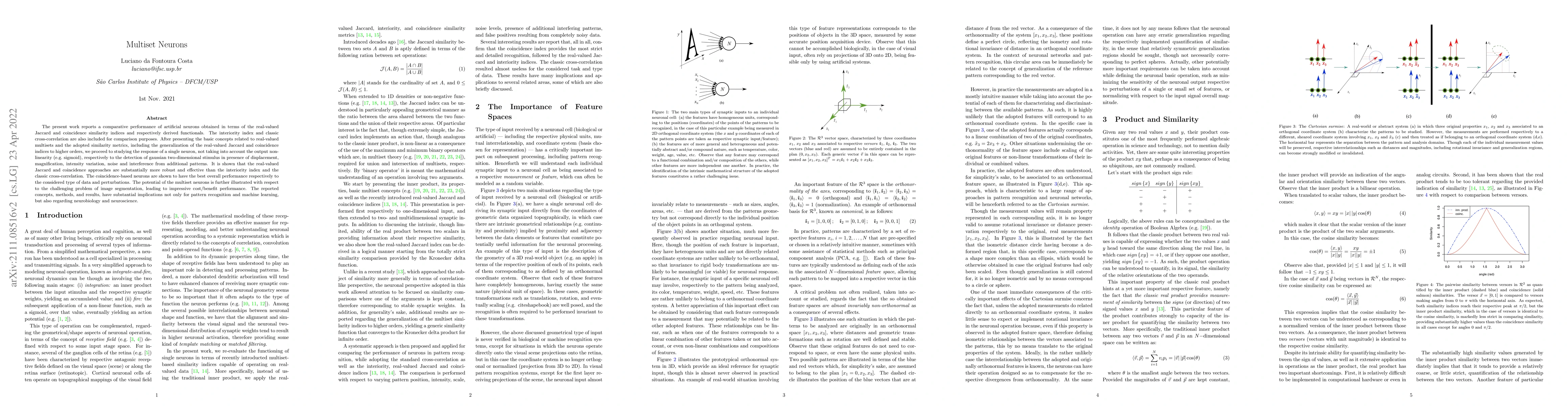 Thumbnail for Multiset Neurons