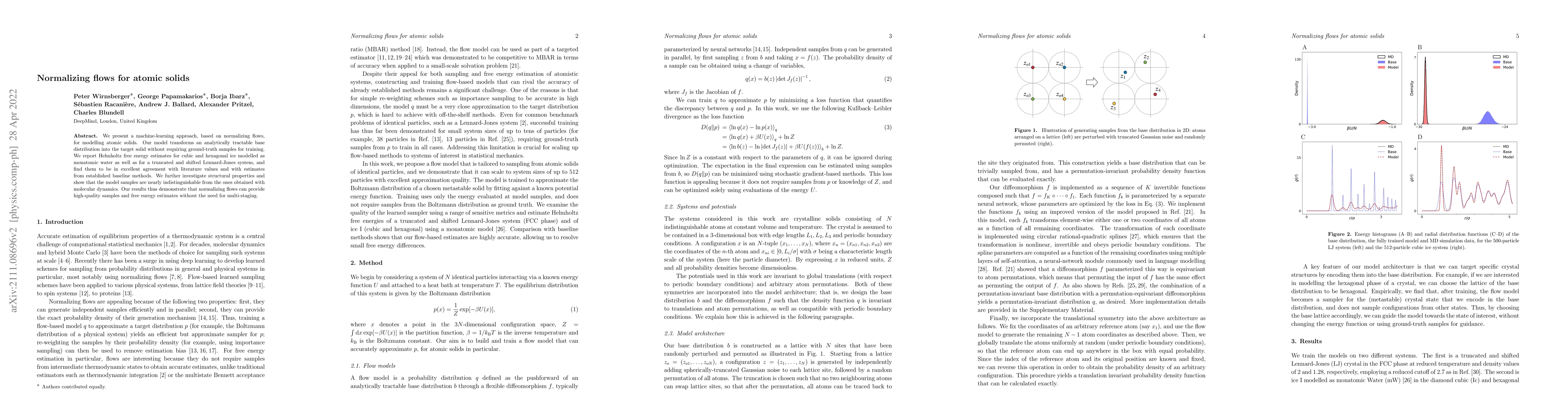 Thumbnail for Normalizing flows for atomic solids