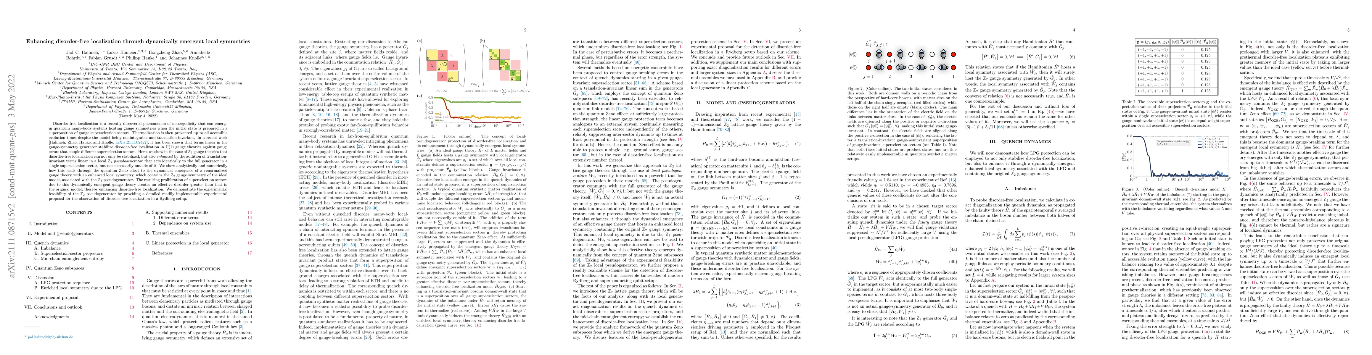 Thumbnail for Enhancing disorder-free localization through dynamically emergent local
  symmetries