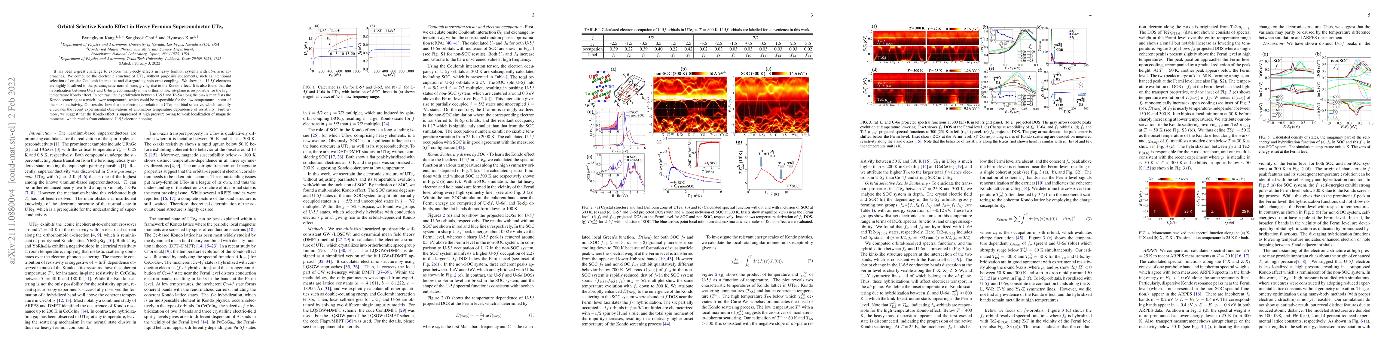 Thumbnail for Orbital Selective Kondo Effect in Heavy Fermion Superconductor UTe$_{2}$