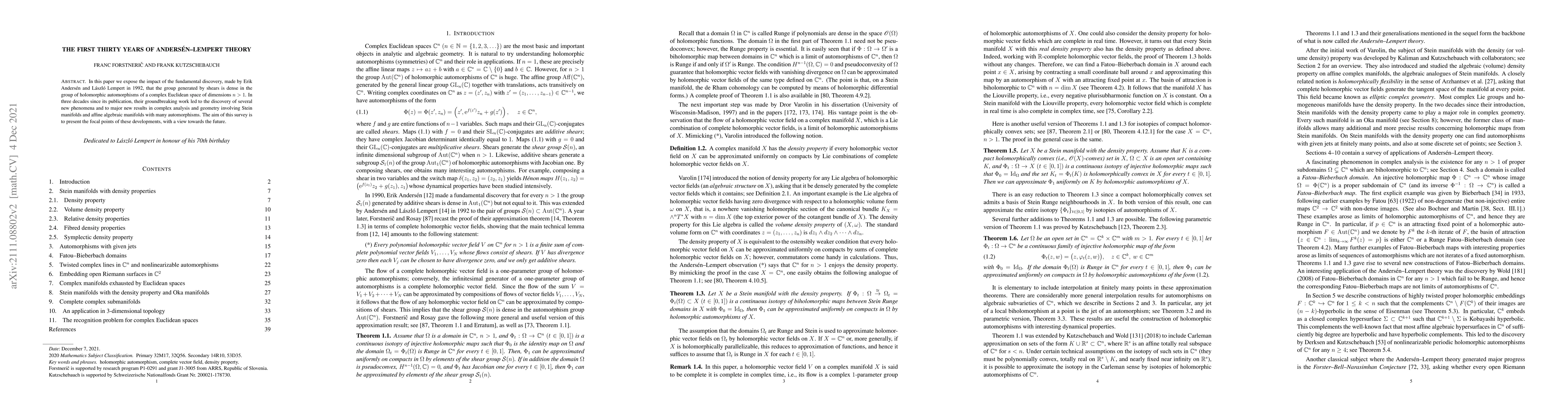 Thumbnail for The first thirty years of Andersen-Lempert theory