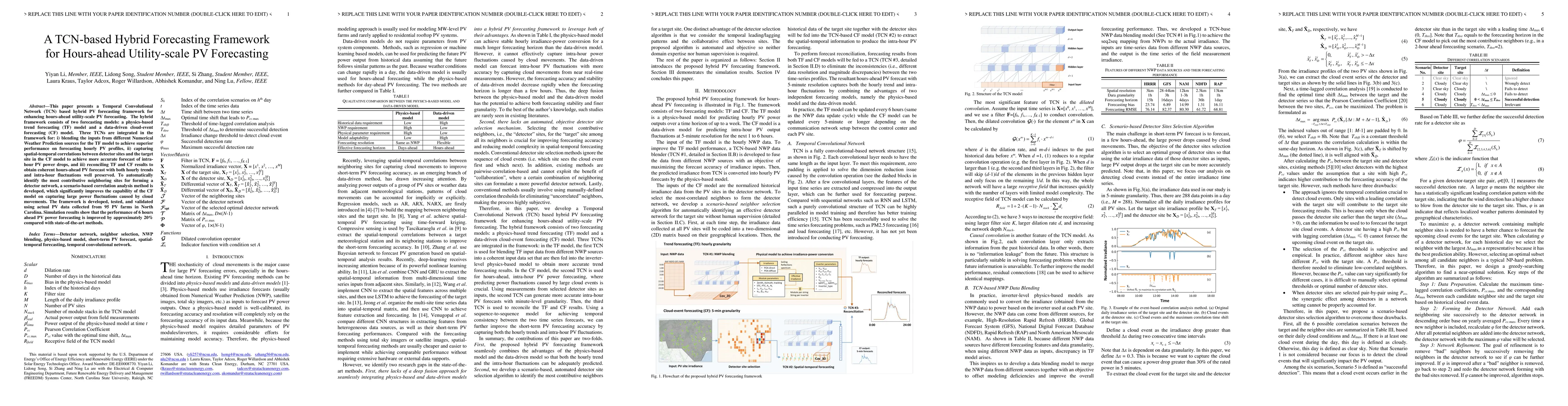 Thumbnail for A TCN-based Hybrid Forecasting Framework for Hours-ahead Utility-scale
  PV Forecasting