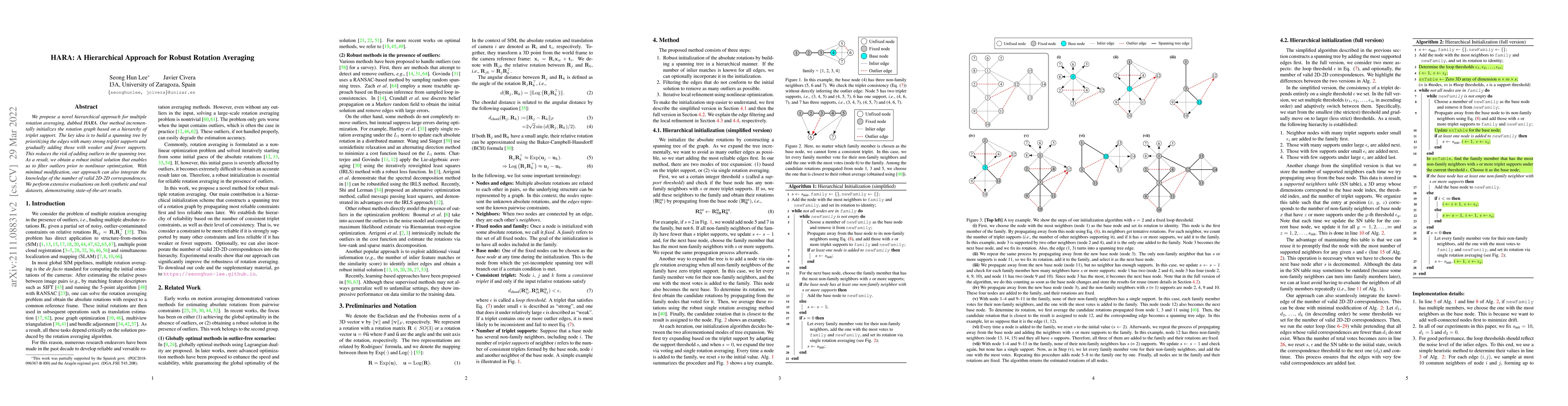 Thumbnail for HARA: A Hierarchical Approach for Robust Rotation Averaging