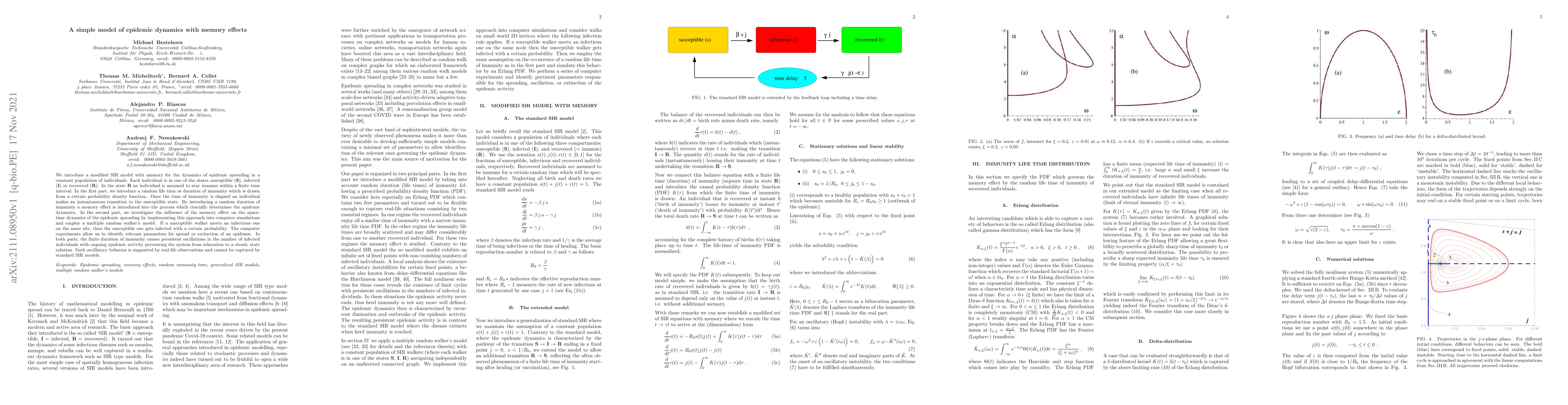 Thumbnail for A simple model of epidemic dynamics with memory effects