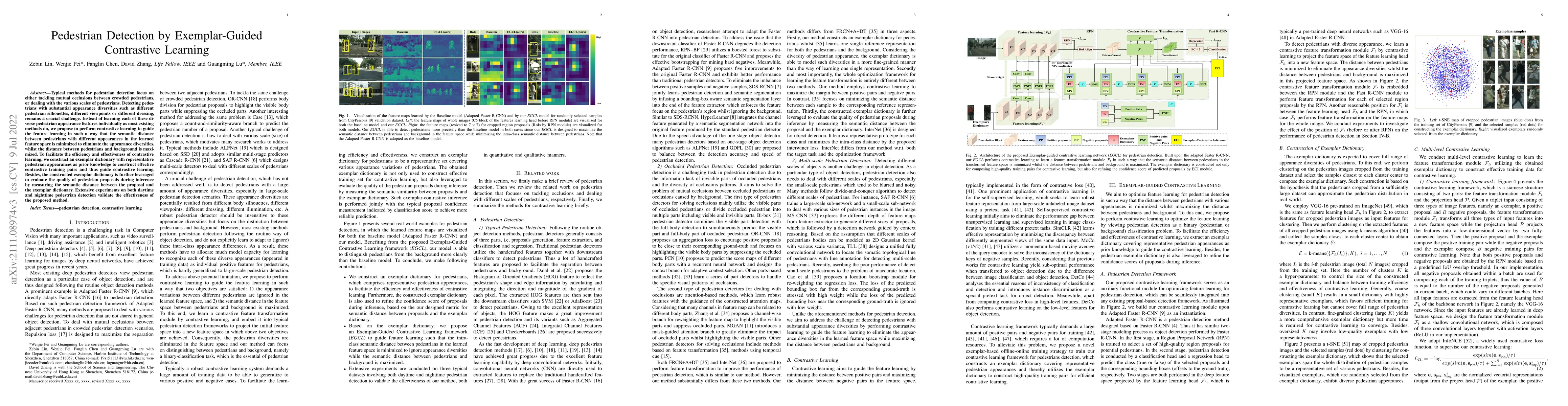 Thumbnail for Pedestrian Detection by Exemplar-Guided Contrastive Learning