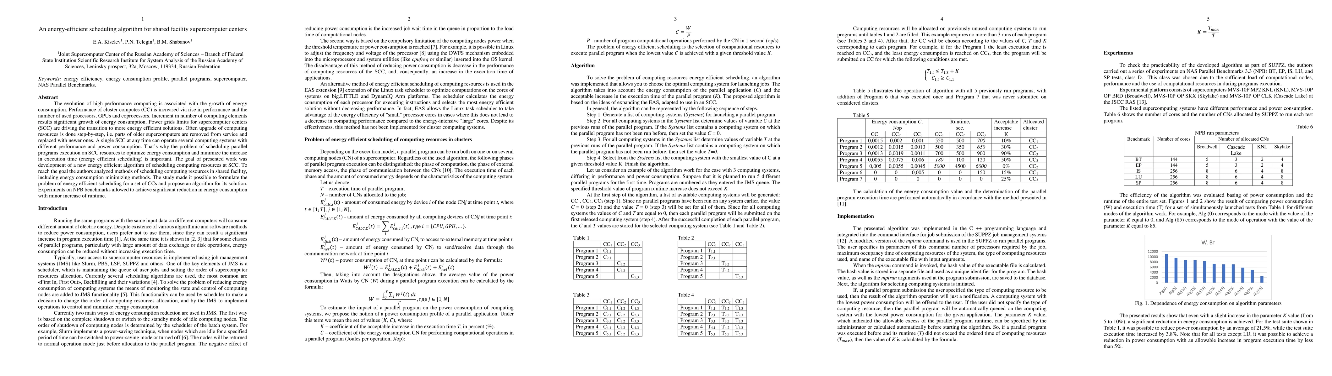 Thumbnail for An energy-efficient scheduling algorithm for shared facility
  supercomputer centers