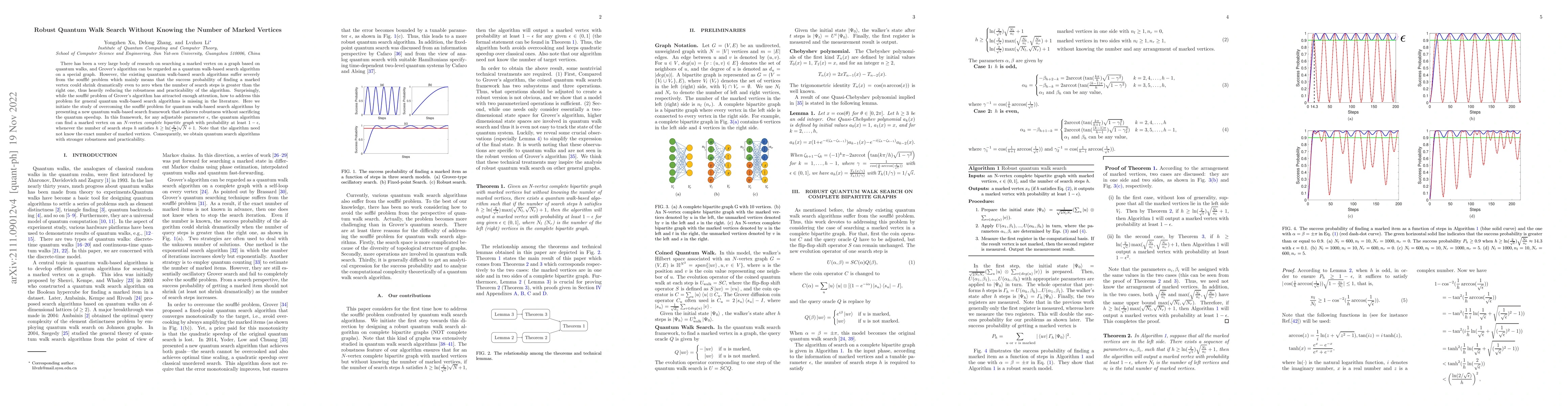 Thumbnail for Robust Quantum Walk Search Without Knowing the Number of Marked Vertices