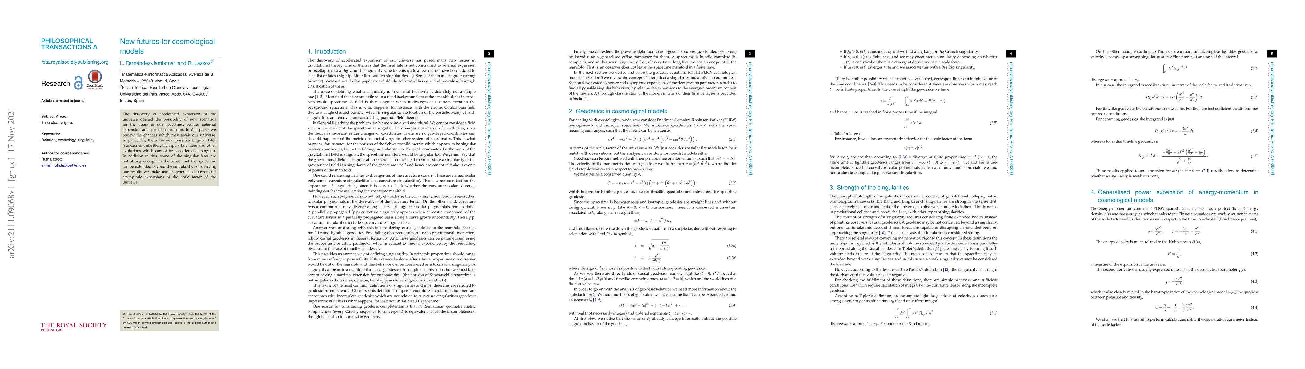 Thumbnail for New futures for cosmological models