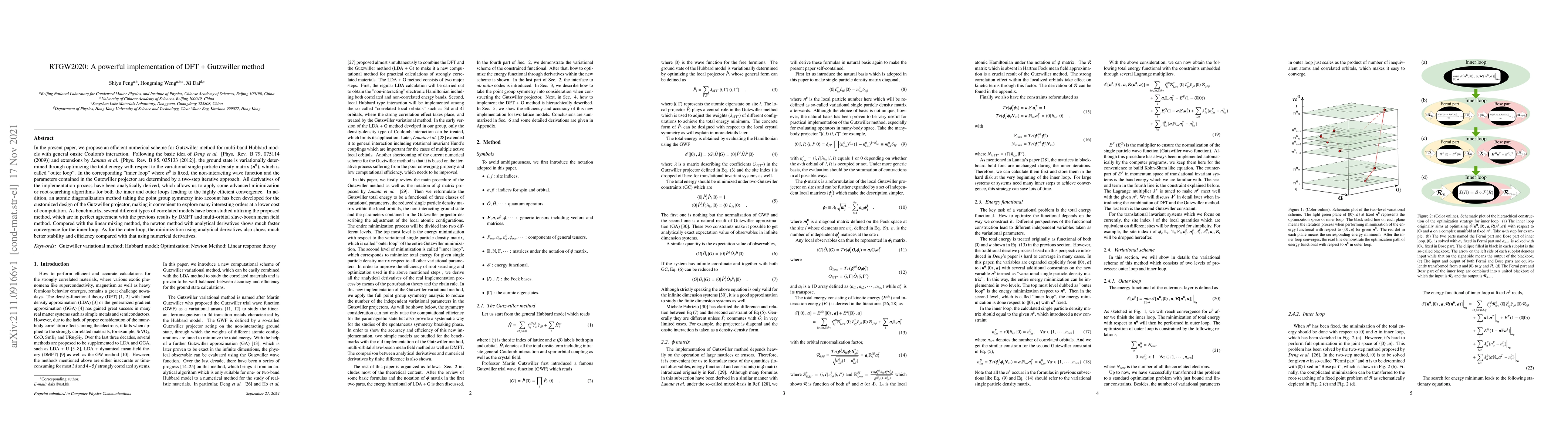 Thumbnail for RTGW2020: A powerful implementation of DFT + Gutzwiller method