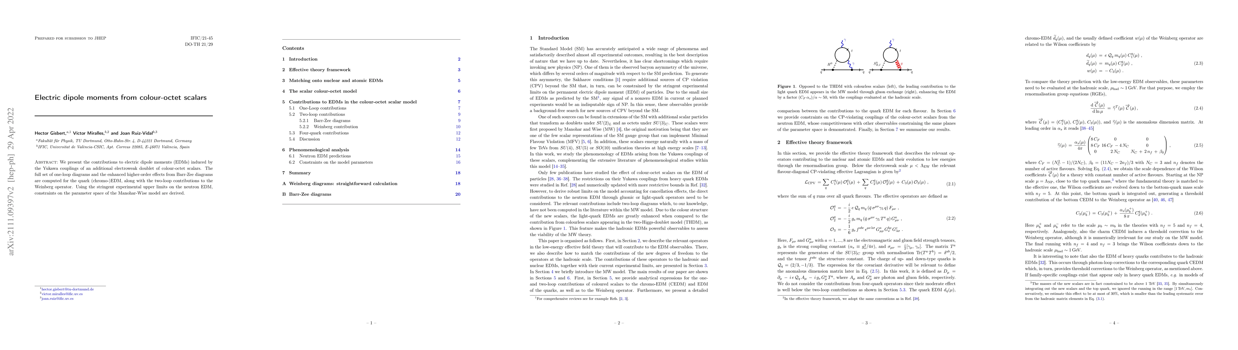Thumbnail for Electric dipole moments from colour-octet scalars