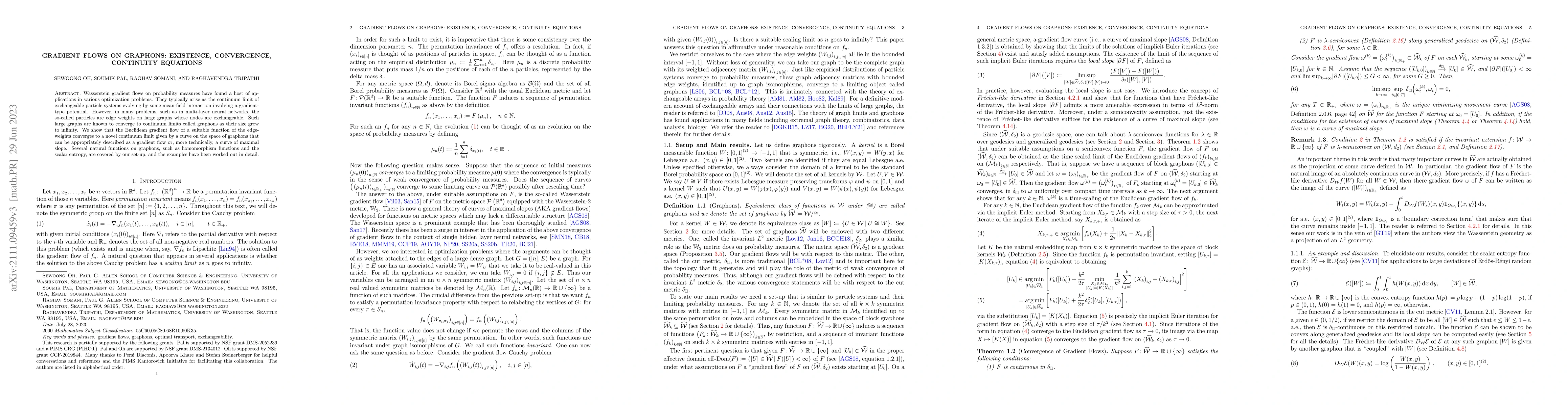 Thumbnail for Gradient flows on graphons: existence, convergence, continuity equations