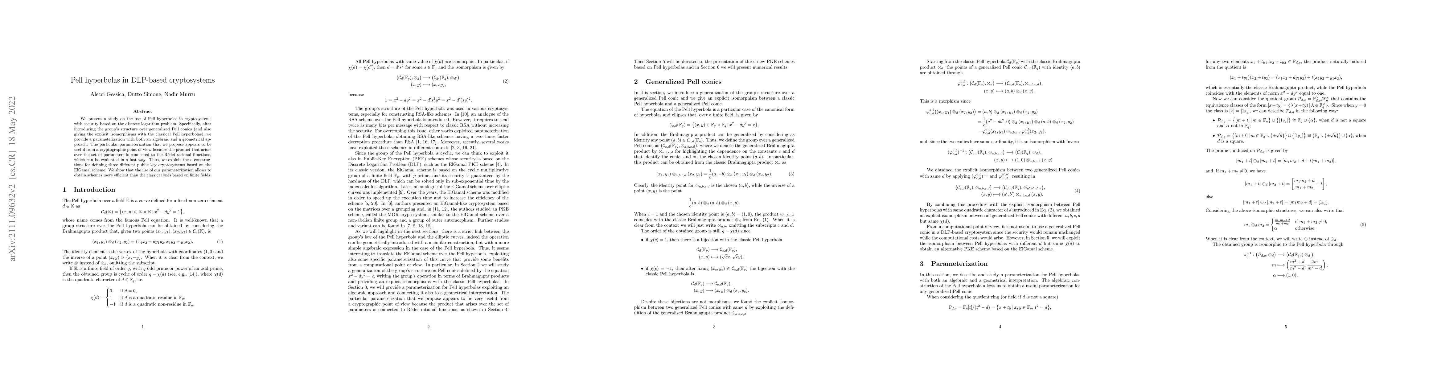 Thumbnail for Pell hyperbolas in DLP-based cryptosystems