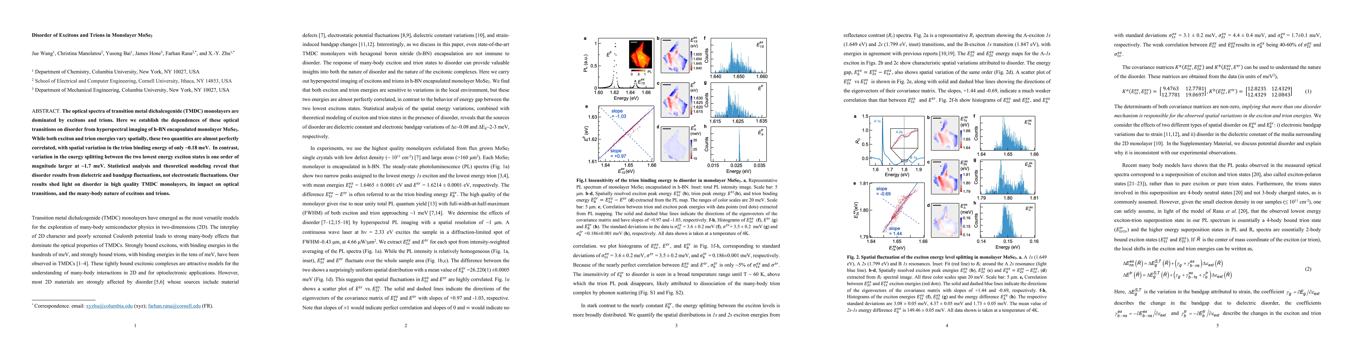 Thumbnail for Disorder of Excitons and Trions in Monolayer MoSe2