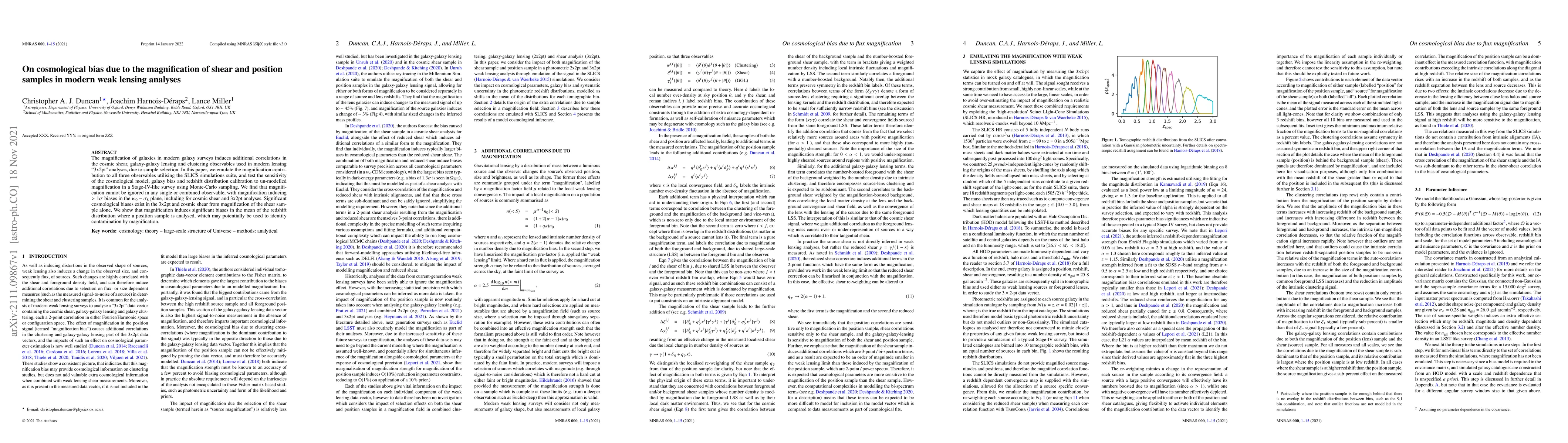 Thumbnail for On cosmological bias due to the magnification of shear and position
  samples in modern weak lensing analyses
