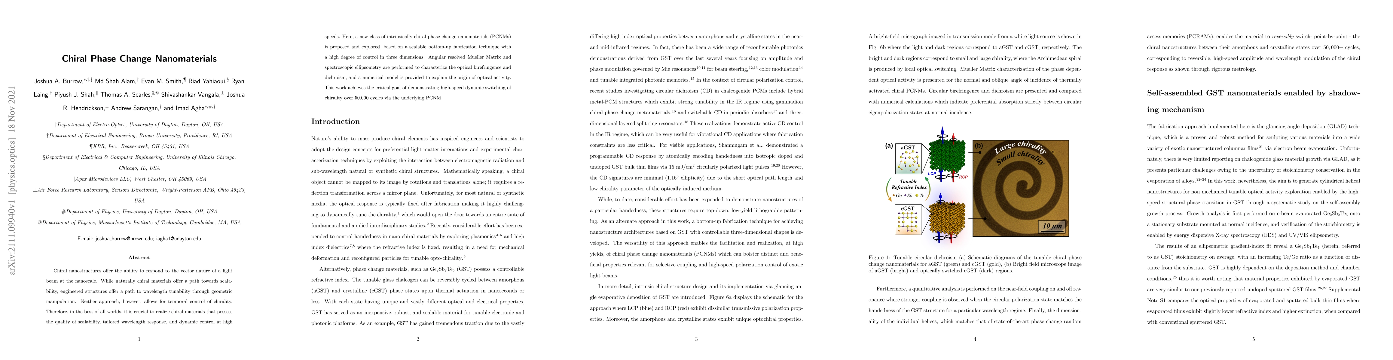 Thumbnail for Chiral Phase Change Nanomaterials