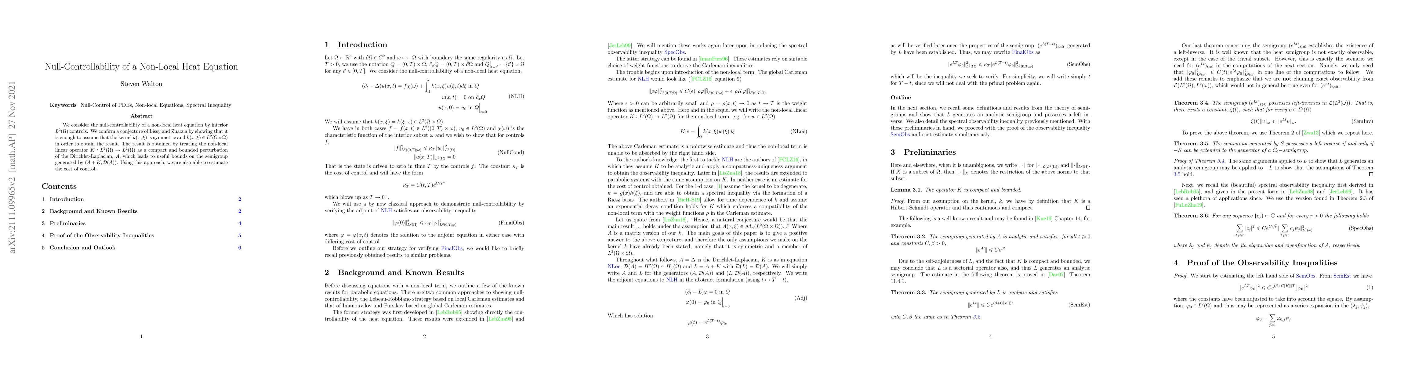 Thumbnail for Null-Controllability of a Non-Local Heat Equation
