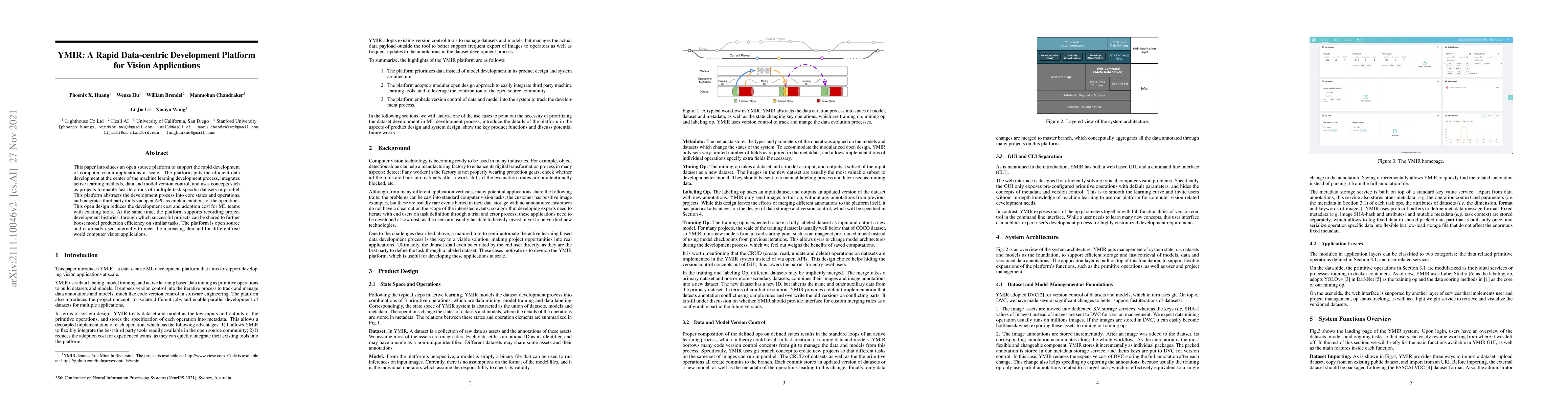Thumbnail for YMIR: A Rapid Data-centric Development Platform for Vision Applications