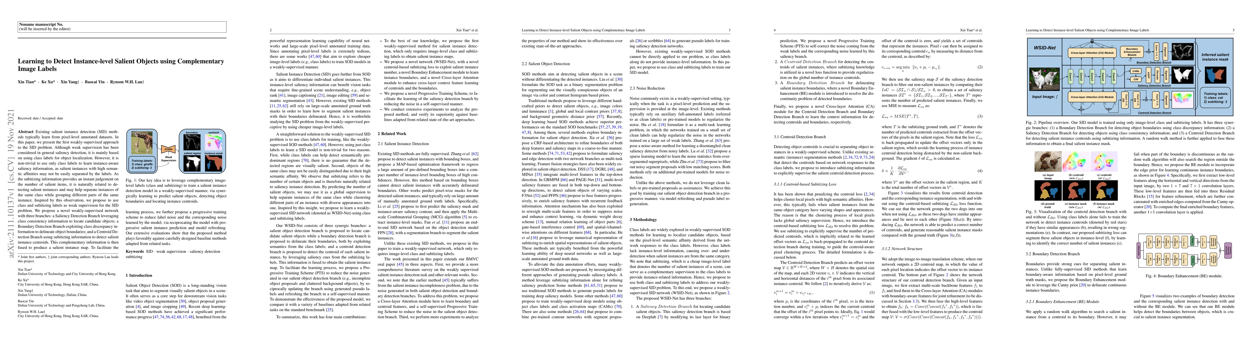 Thumbnail for Learning to Detect Instance-level Salient Objects Using Complementary
  Image Labels