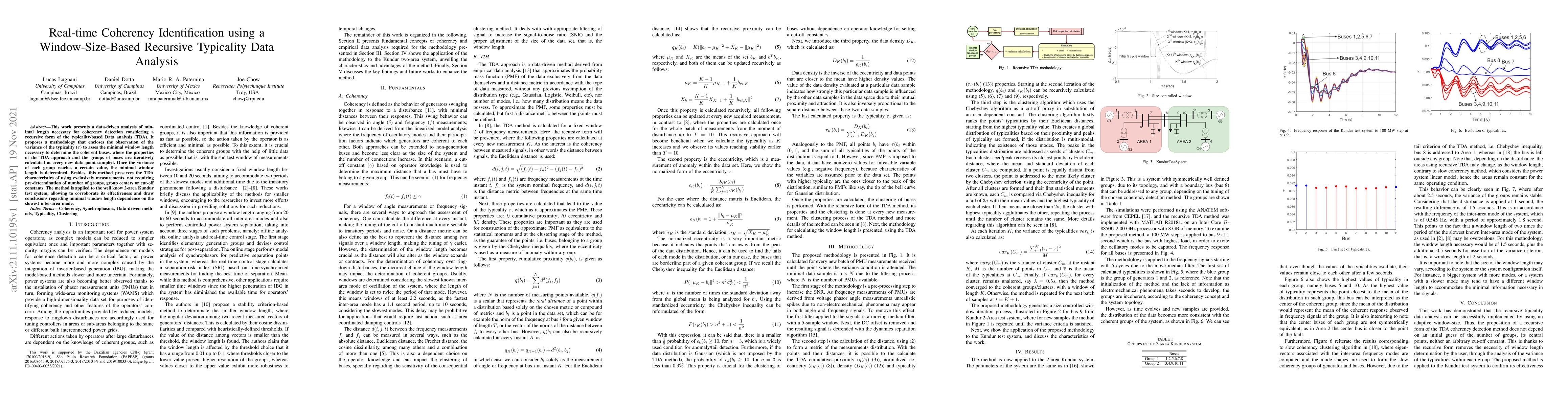 Thumbnail for Real-time Coherency Identification using a Window-Size-Based Recursive
  Typicality Data Analysis