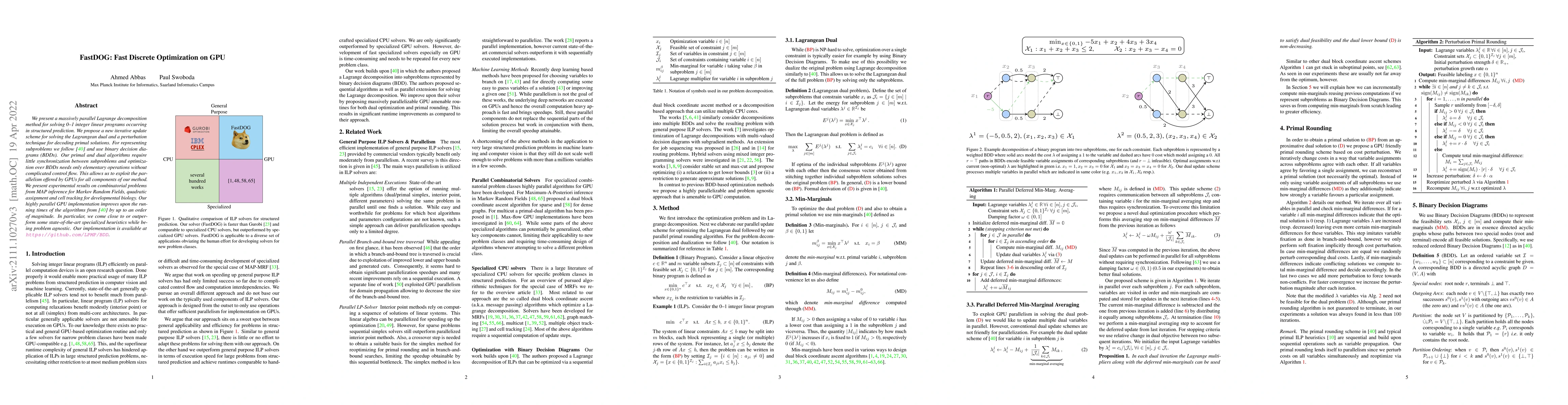 Thumbnail for FastDOG: Fast Discrete Optimization on GPU