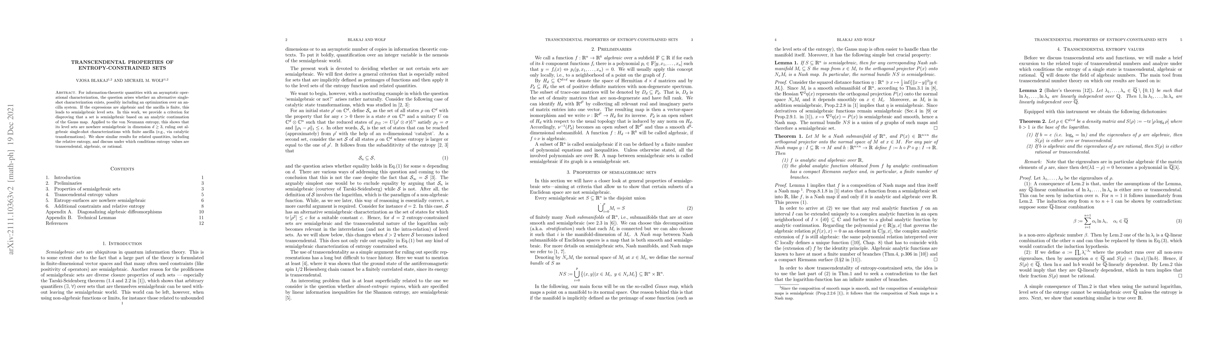 Thumbnail for Transcendental properties of entropy-constrained sets