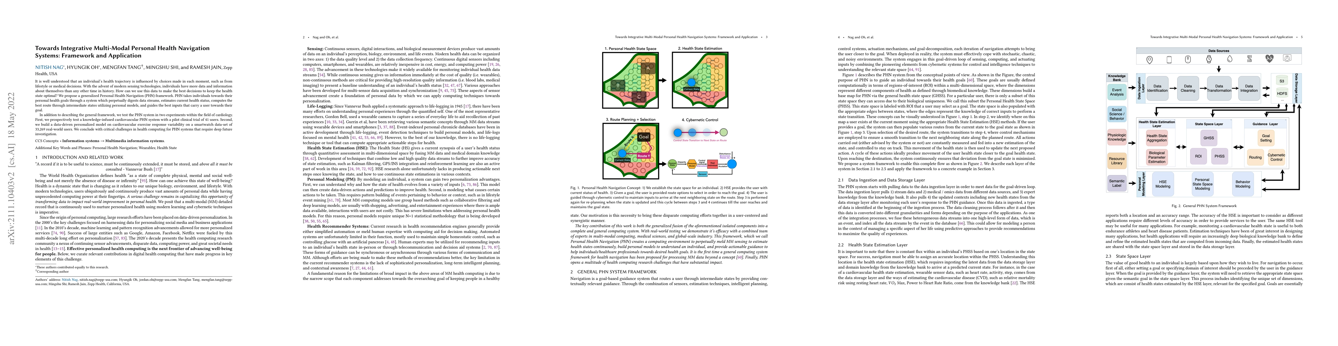 Thumbnail for Towards Integrative Multi-Modal Personal Health Navigation Systems:
  Framework and Application