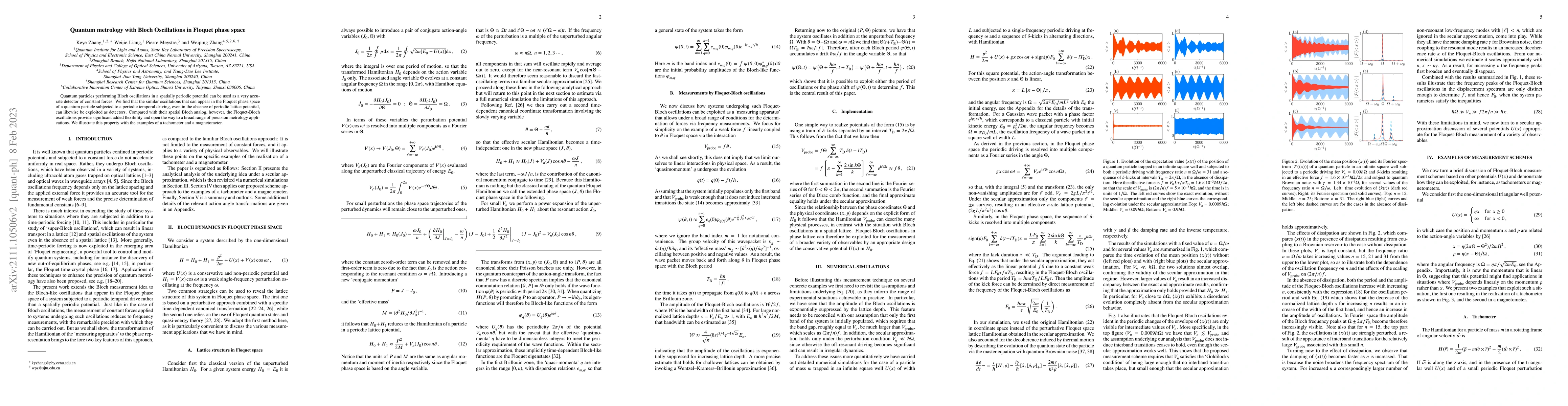 Thumbnail for Quantum metrology with Bloch Oscillations in Floquet phase space