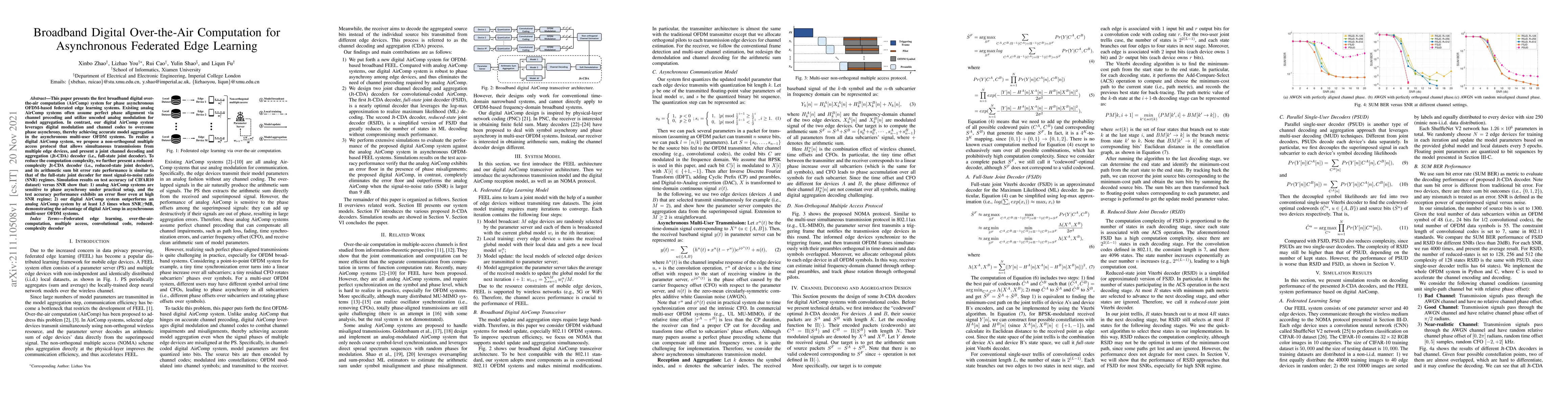 Thumbnail for Broadband Digital Over-the-Air Computation for Asynchronous Federated
  Edge Learning
