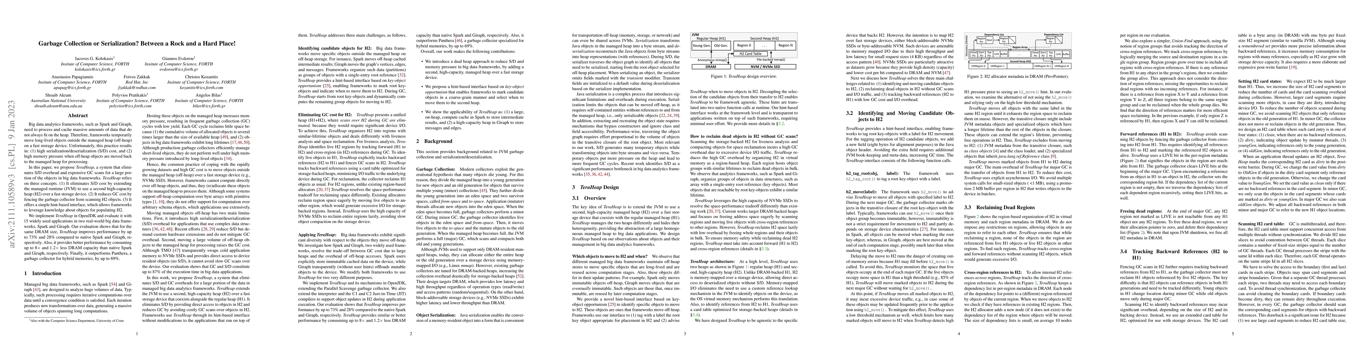 Thumbnail for Garbage Collection or Serialization? Between a Rock and a Hard Place!
