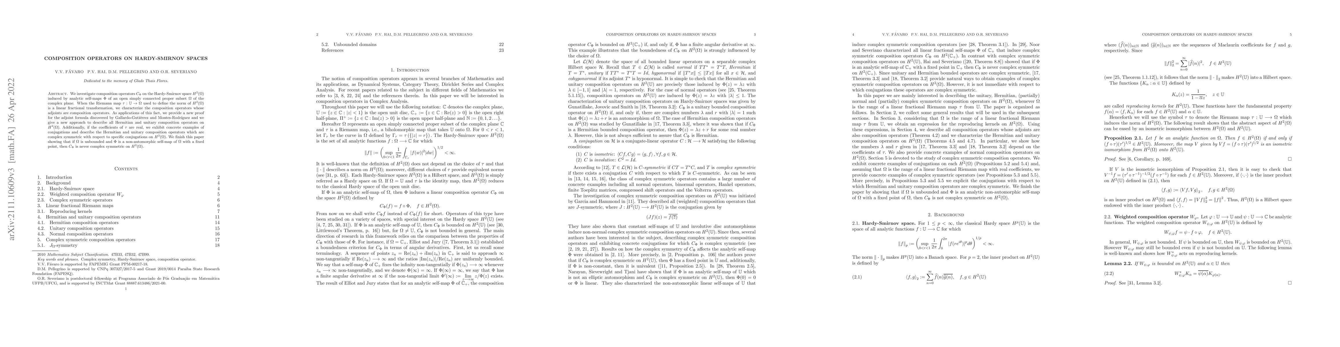 Thumbnail for Composition operators on Hardy-Smirnov spaces