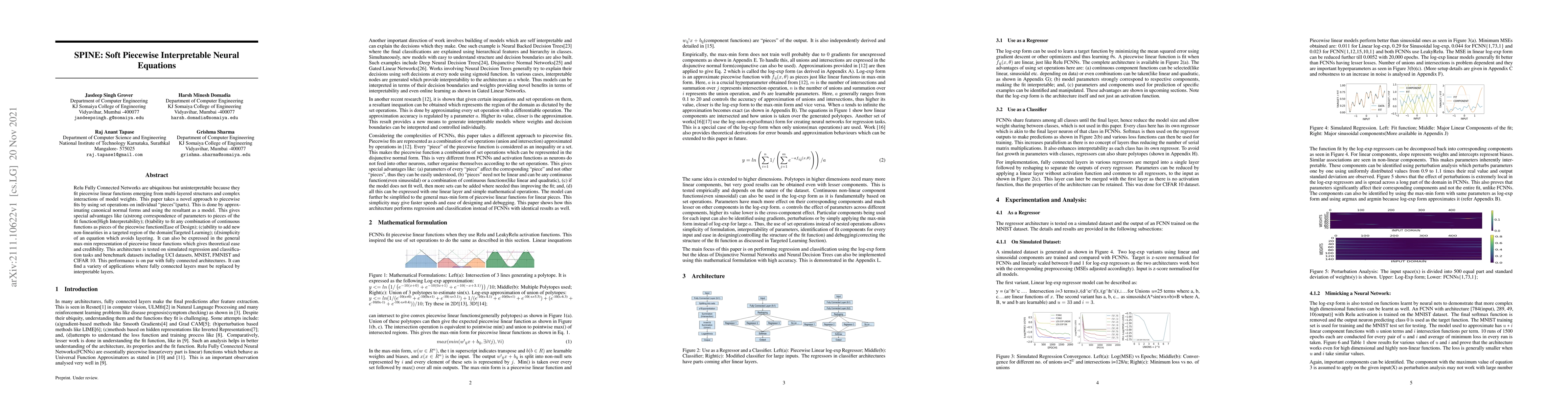 Thumbnail for SPINE: Soft Piecewise Interpretable Neural Equations