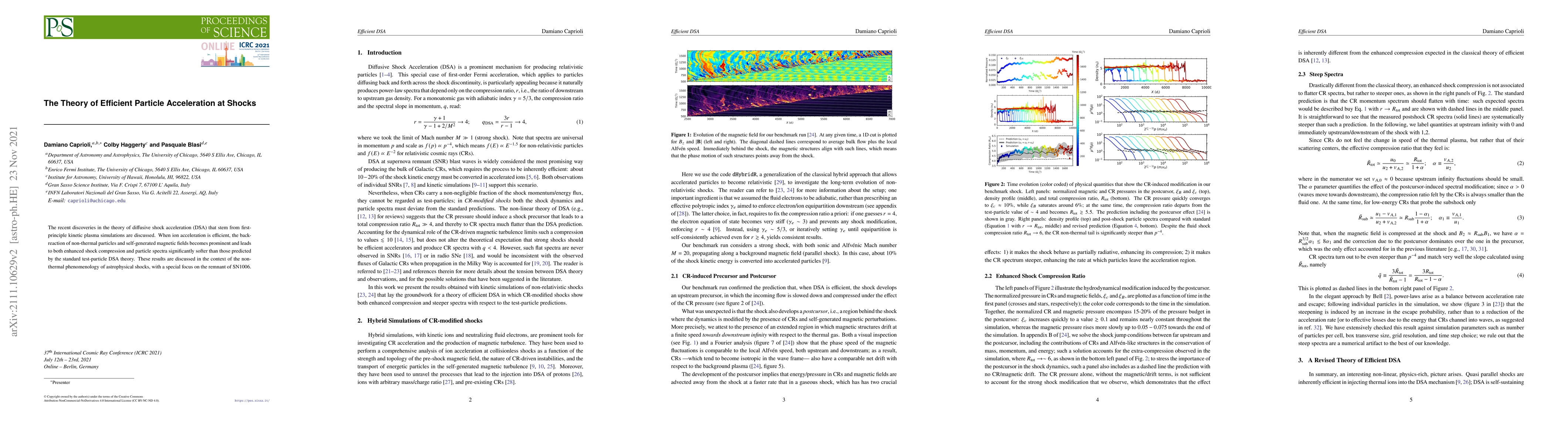 Thumbnail for The Theory of Efficient Particle Acceleration at Shocks