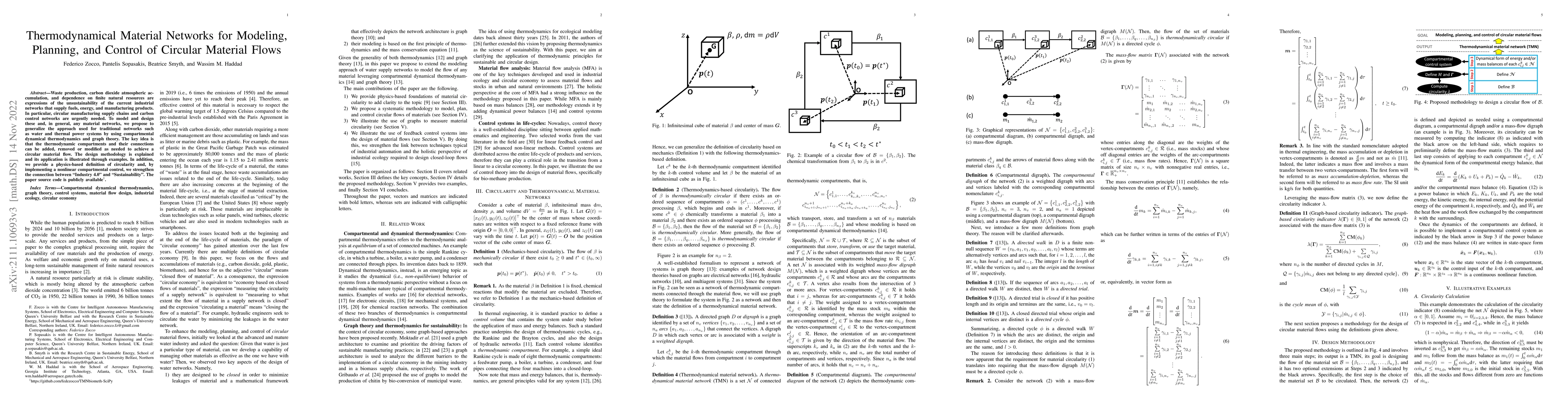 Thumbnail for Thermodynamical Material Networks for Modeling, Planning, and Control of
  Circular Material Flows