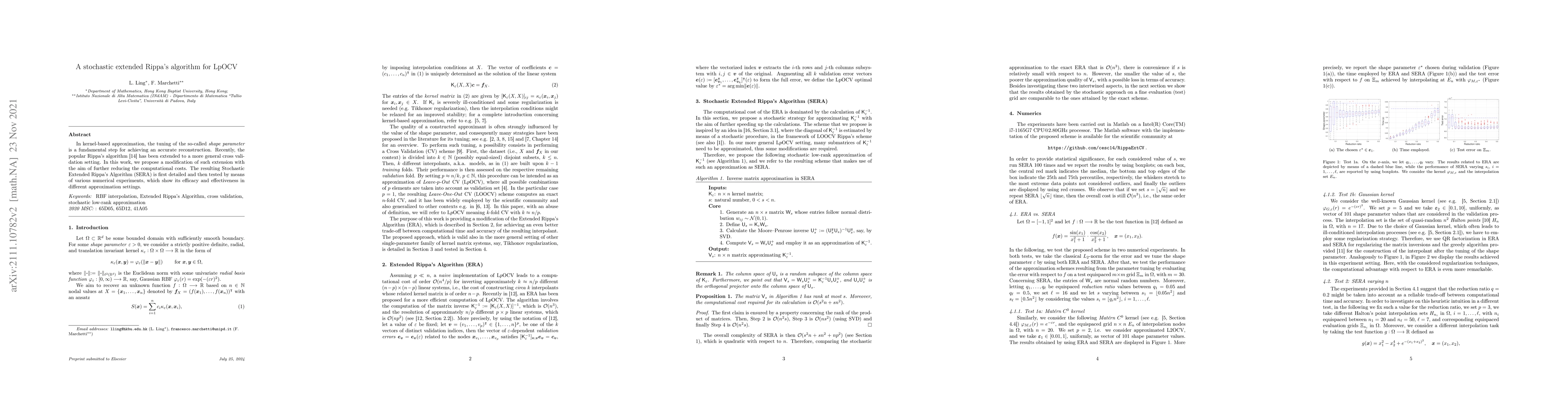 Thumbnail for A stochastic extended Rippa's algorithm for LpOCV